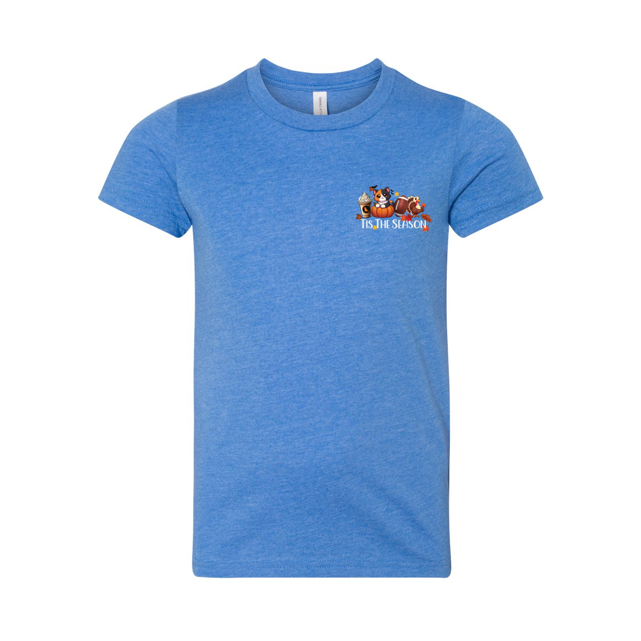 Calico Cat Tis The Season Fall Front/Back - WagALotBowWow