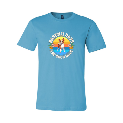 Basenji Days Are Good Days SS T-shirt - WagALotBowWow