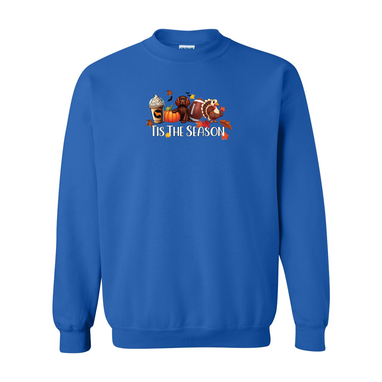 Sussex Tis The Season Fall Heavy Blend Crewneck Sweatshirt - WagALotBowWow