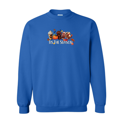 Sussex Tis The Season Fall Heavy Blend Crewneck Sweatshirt - WagALotBowWow