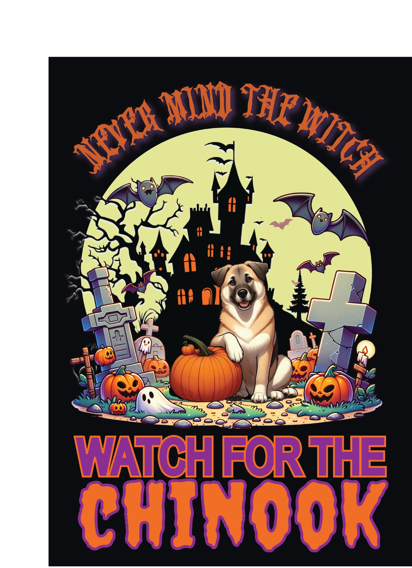 Halloween Working Dog Breeds Garden Flag - WagALotBowWow