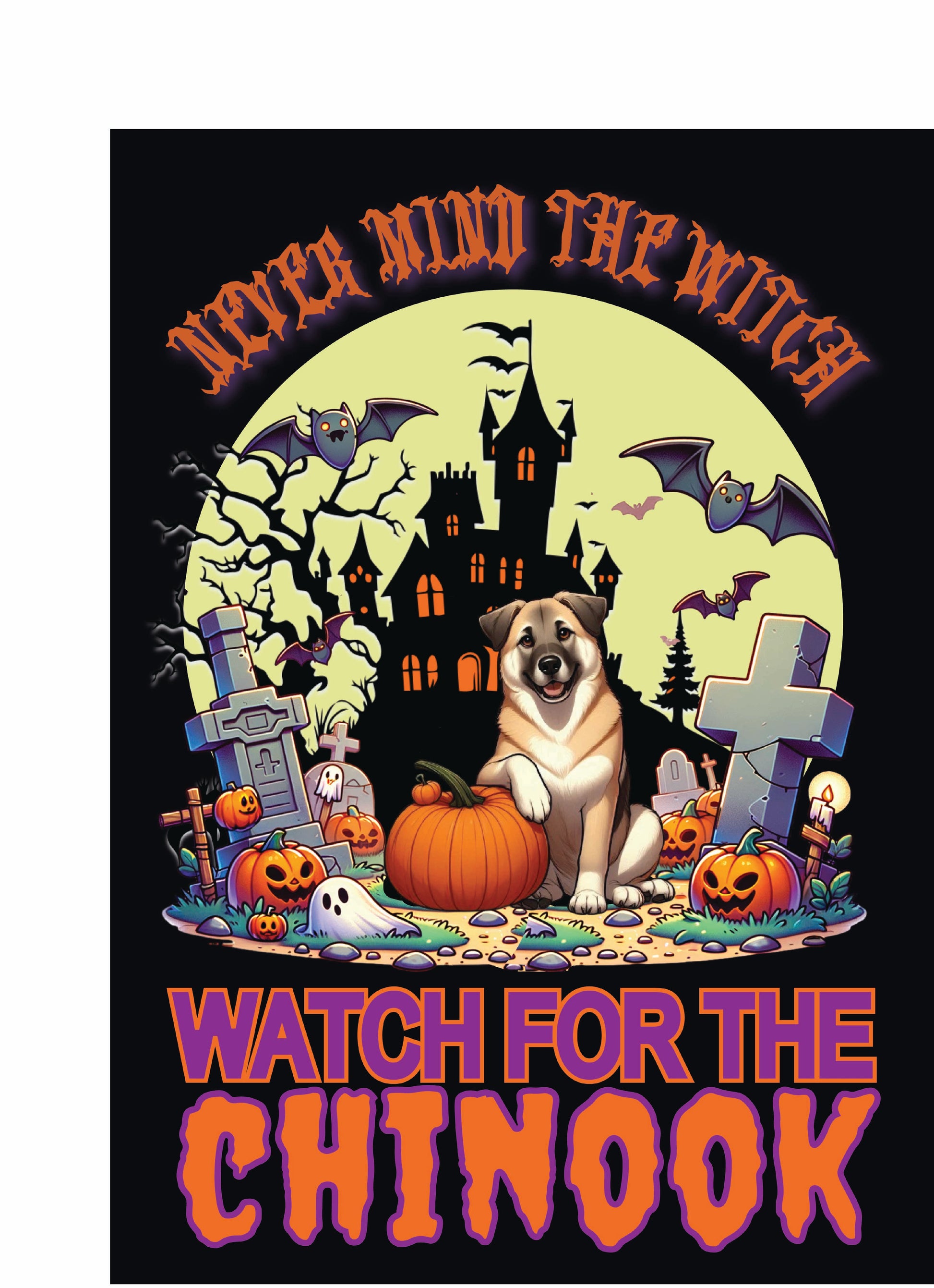 Halloween Working Dog Breeds Garden Flag - WagALotBowWow