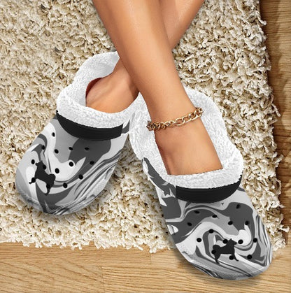 Custom Fleece lined Foam Clogs For Adults - WagALotBowWow