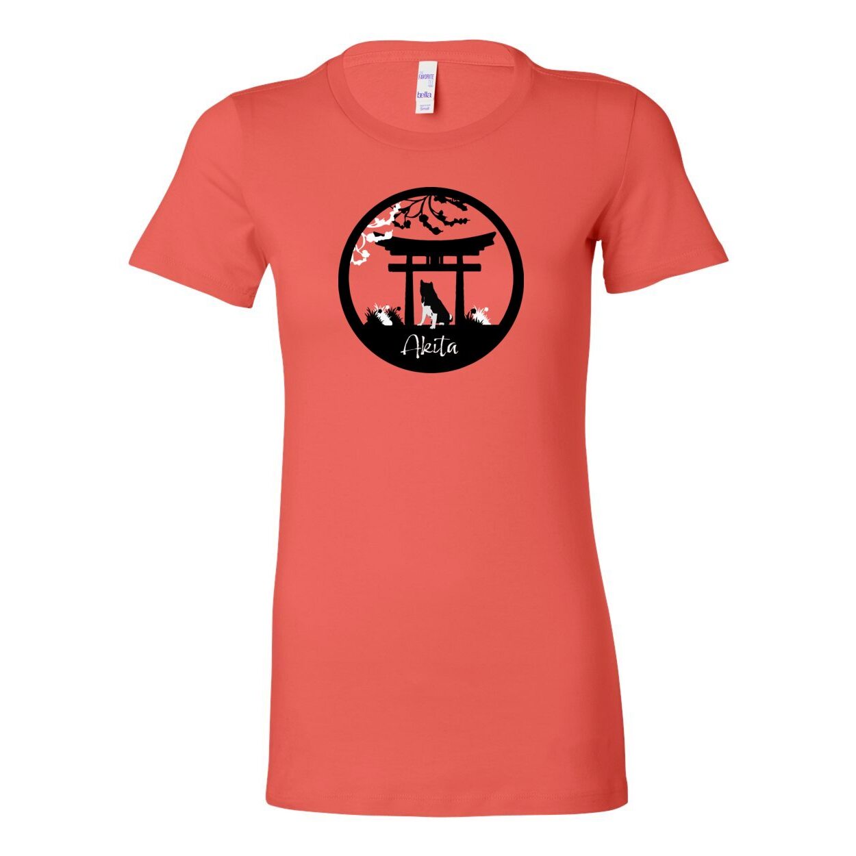 Black & White Breed Front Design Women's The Favorite Tee - WagALotBowWow