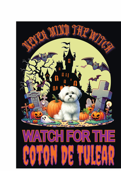 Halloween Non-Sporting Breed Garden Flags - WagALotBowWow
