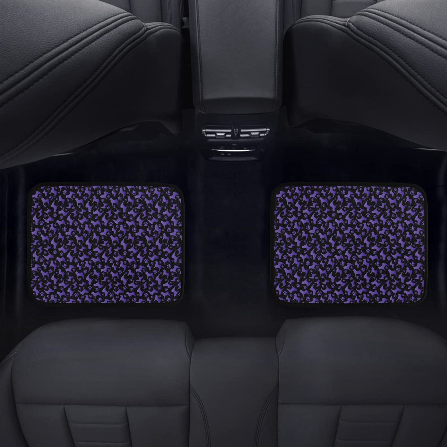 Custom Back Seat Car Mats (2pcs) - WagALotBowWow