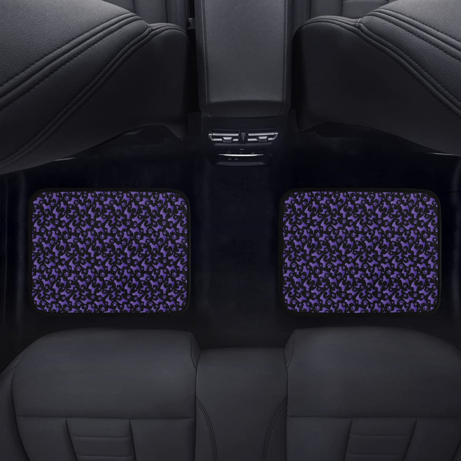 Custom Back Seat Car Mats (2pcs) - WagALotBowWow