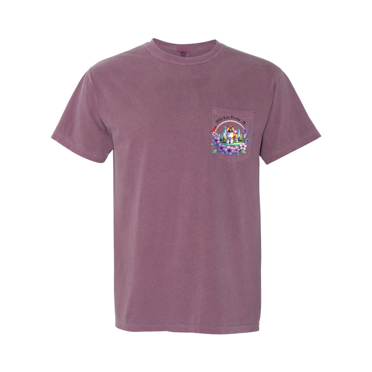 IL Akita Unisex Short Sleeve with Pocket - WagALotBowWow