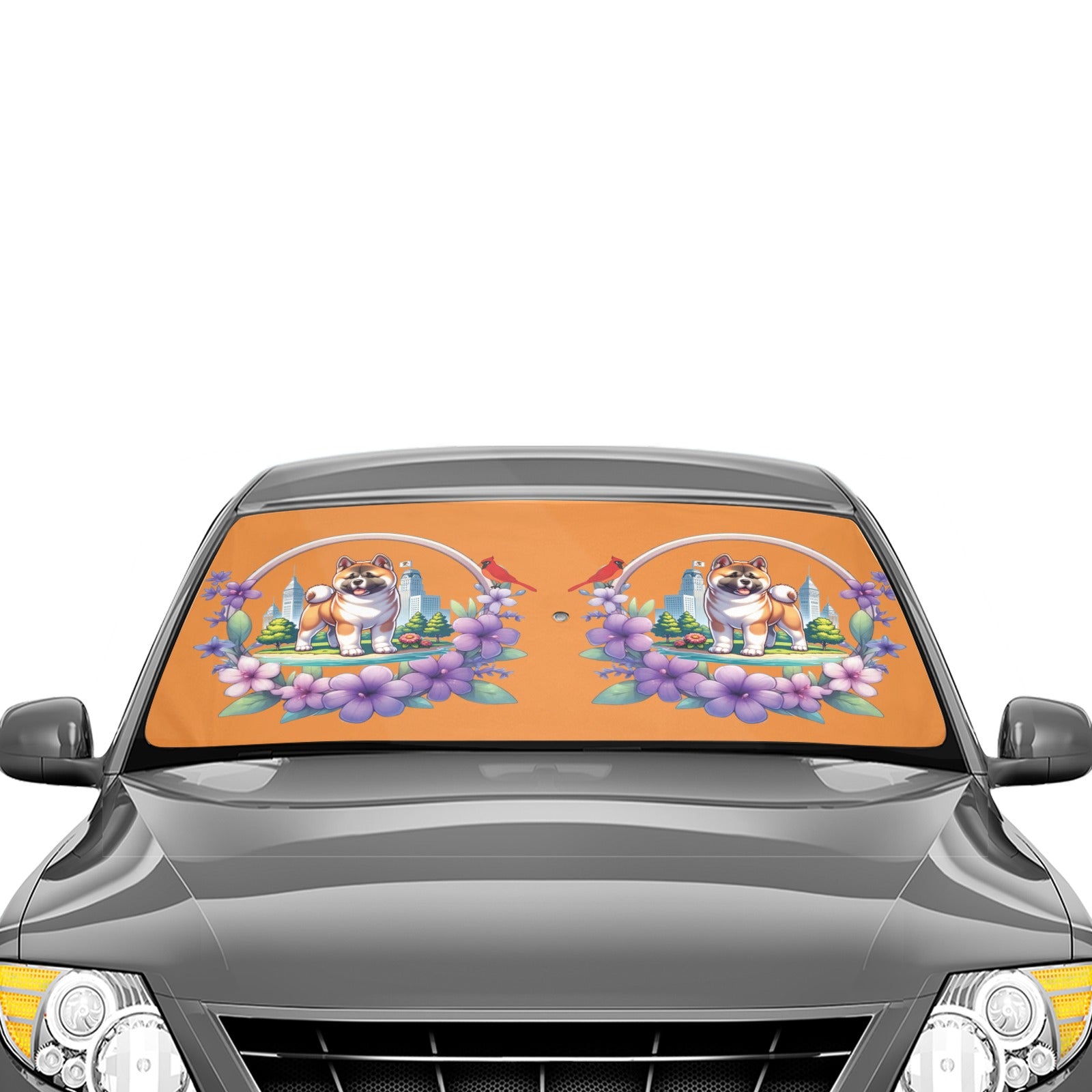 IL Akita Car Shade Windshield Umbrella - WagALotBowWow