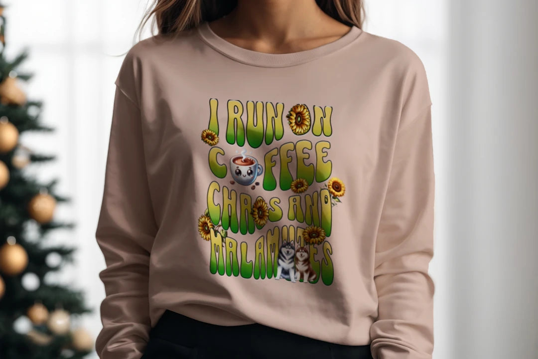 Coffee Chaos & Malamutes Sweatshirt - WagALotBowWow