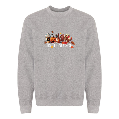 Boxer Tis The Season Turkey Heavy Blend Crewneck Sweatshirt - WagALotBowWow