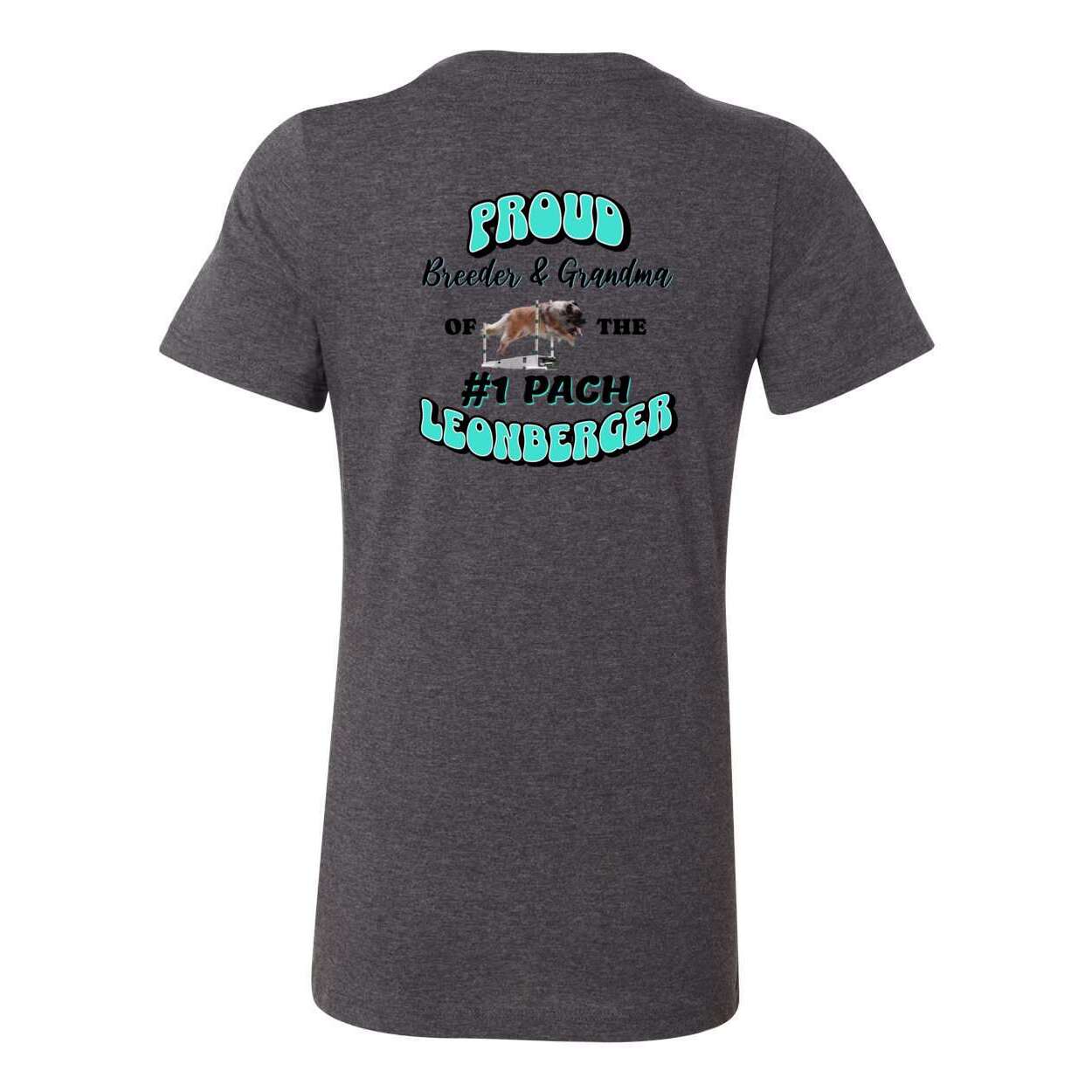 Leo Grandma Breeder BELLA + CANVAS 6400CVC Women’s Relaxed Fit Heather CVC Tee