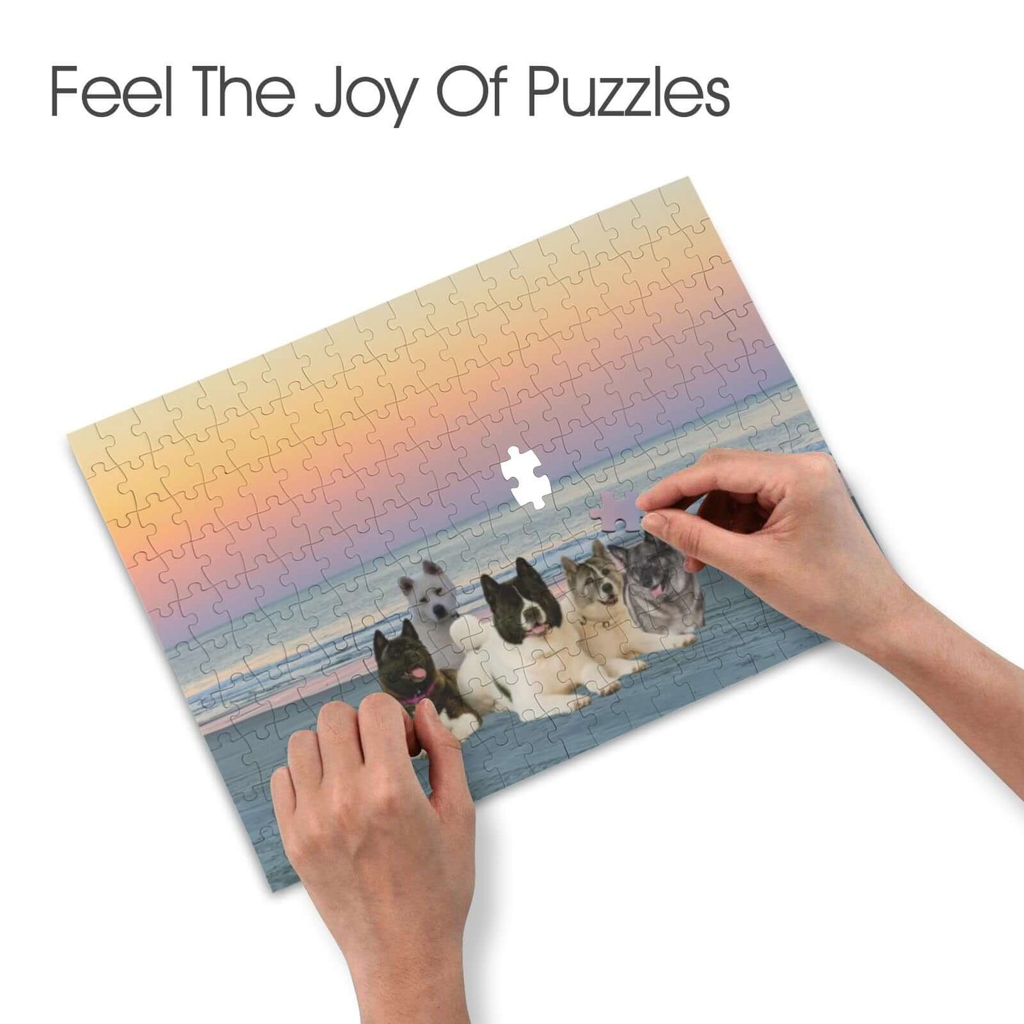 Custom 200-Piece Wooden Jigsaw Puzzles - WagALotBowWow