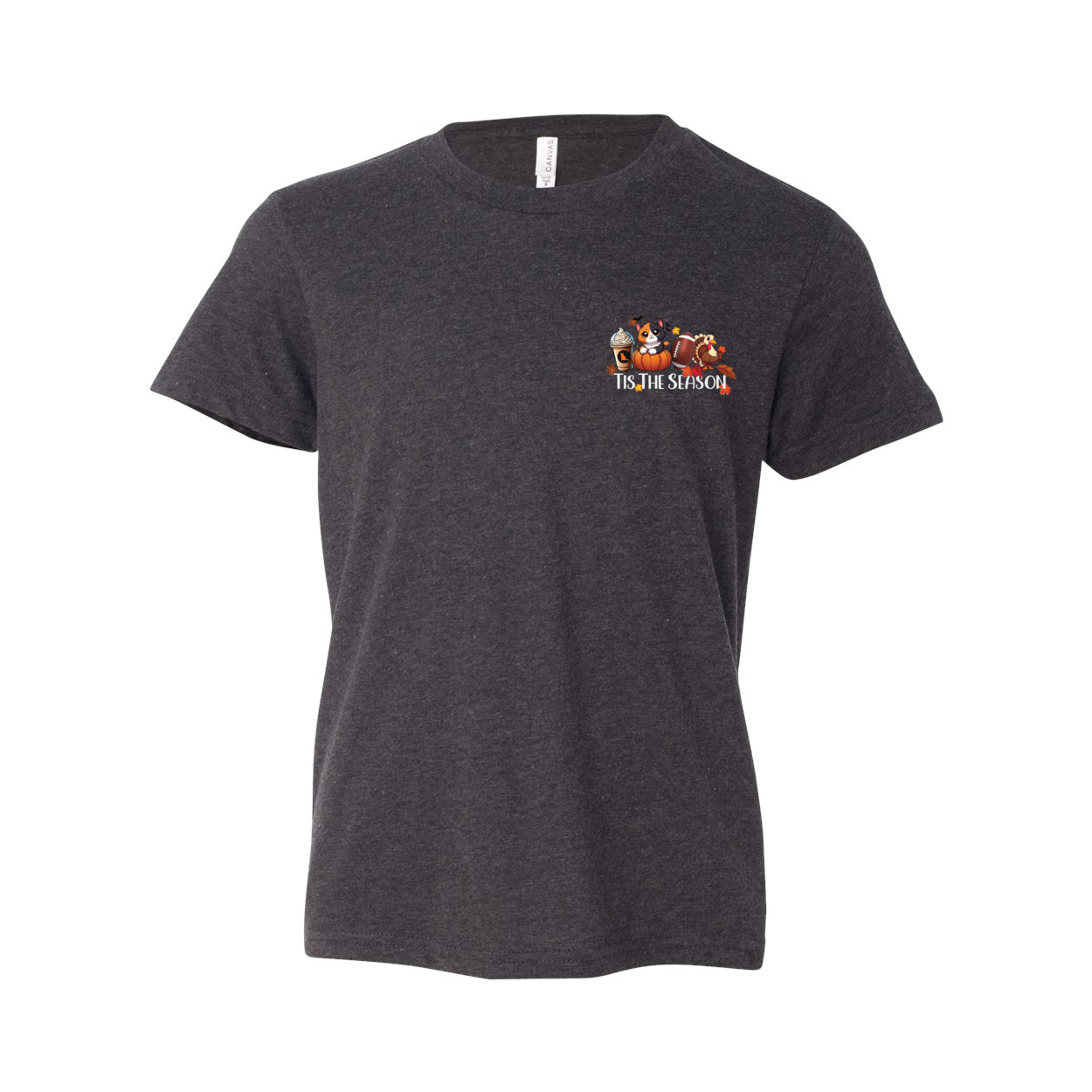 Calico Cat Tis The Season Fall Front/Back - WagALotBowWow