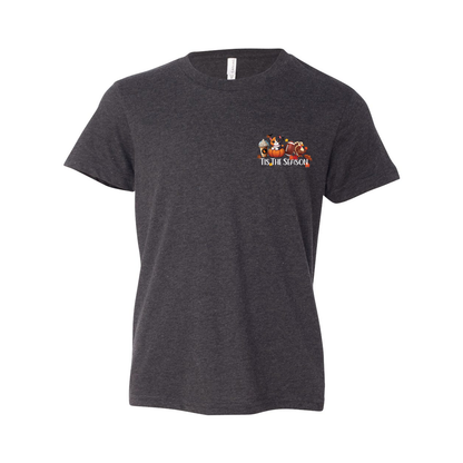 Calico Cat Tis The Season Fall Front/Back - WagALotBowWow