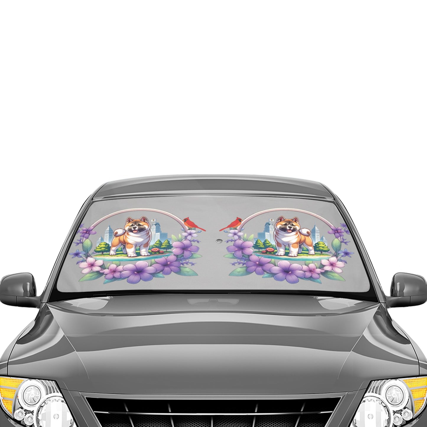 IL Akita Car Shade Windshield Umbrella - WagALotBowWow