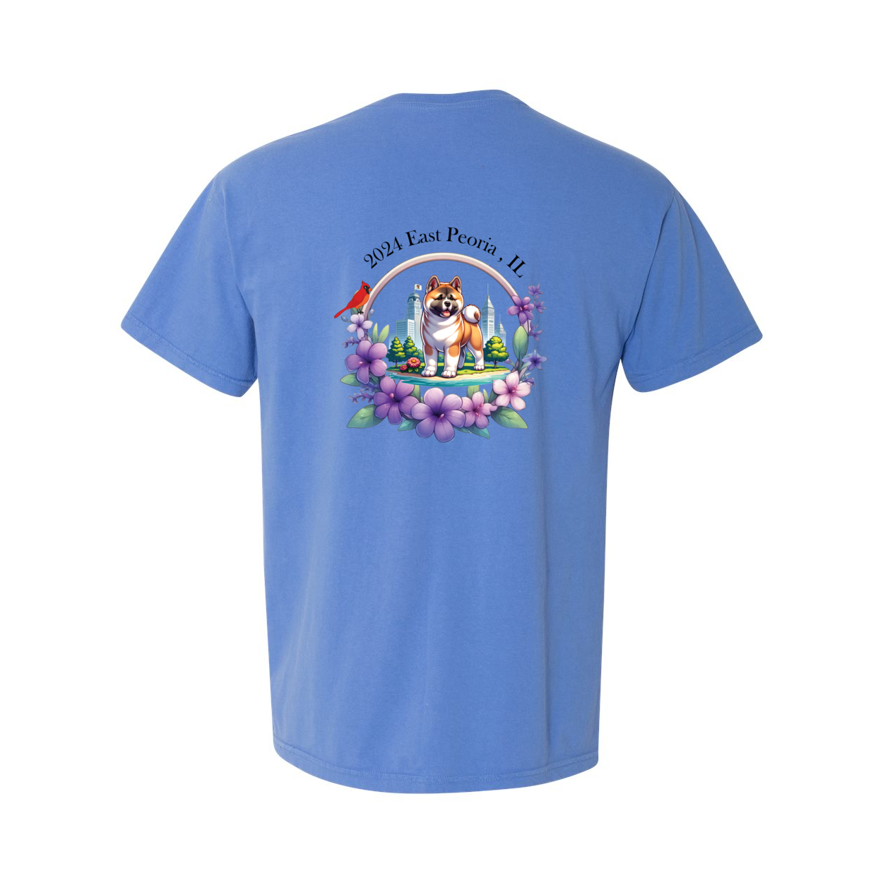 IL Akita Unisex Short Sleeve with Pocket - WagALotBowWow