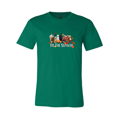 Poodle Tis The Season Fall Unisex Short Sleeve Jersey Tee - WagALotBowWow