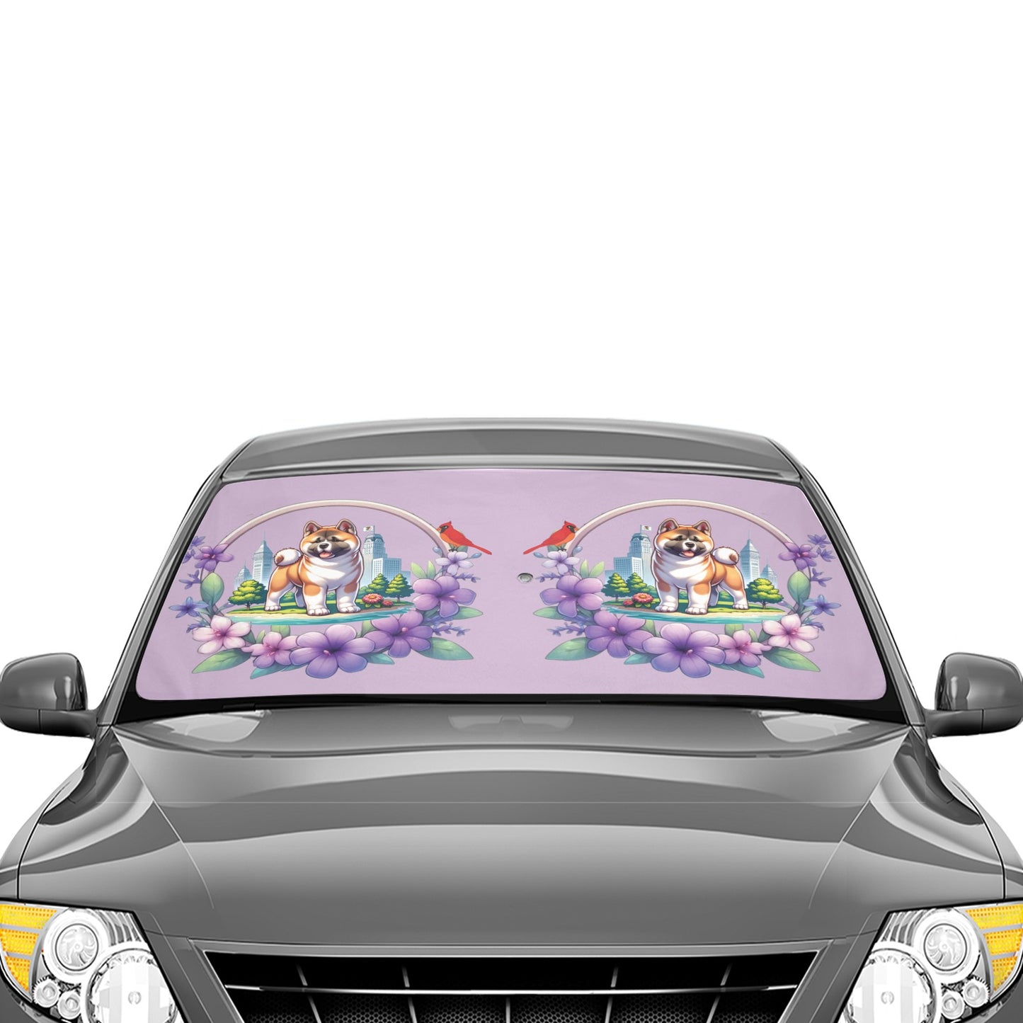 IL Akita Car Shade Windshield Umbrella - WagALotBowWow