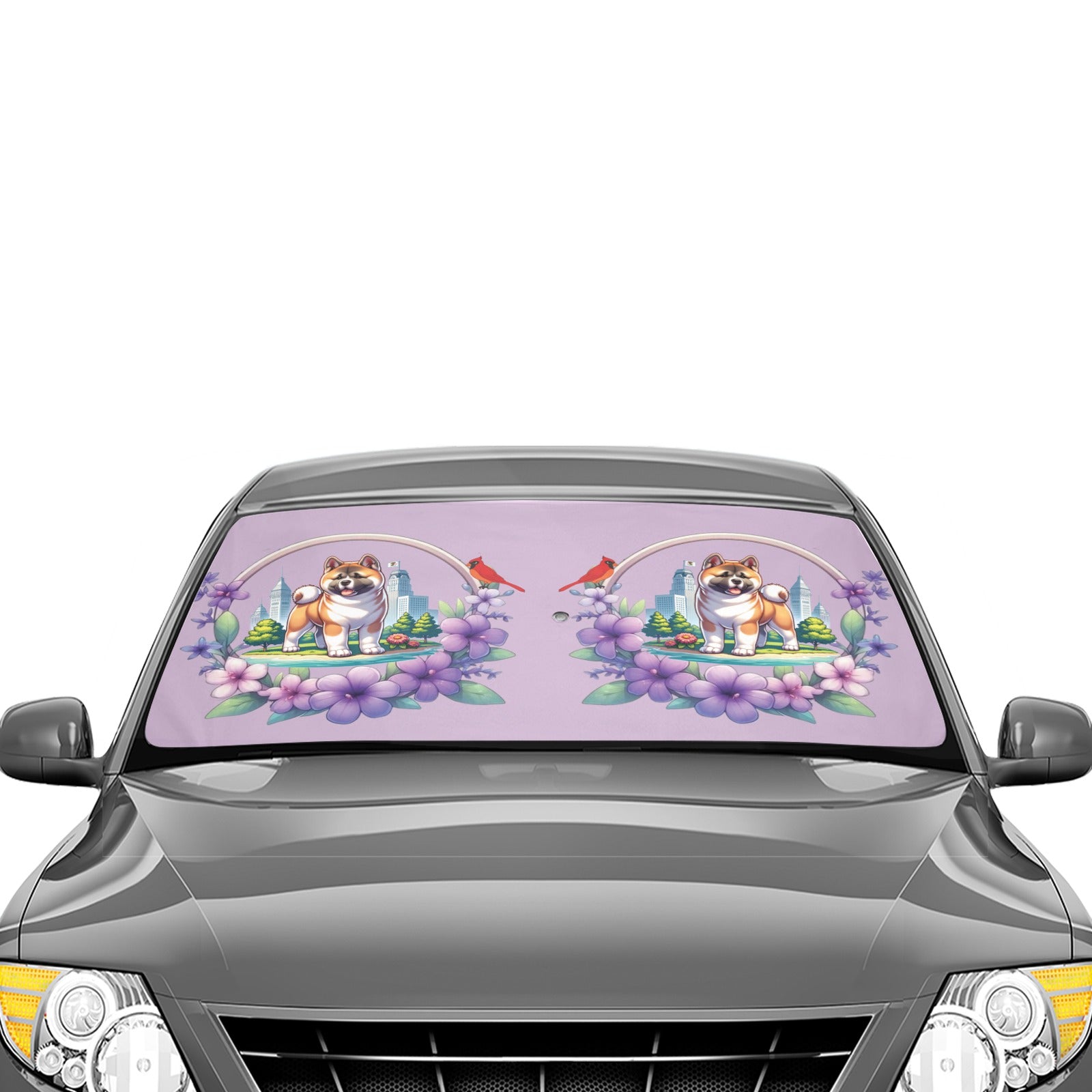 IL Akita Car Shade Windshield Umbrella - WagALotBowWow