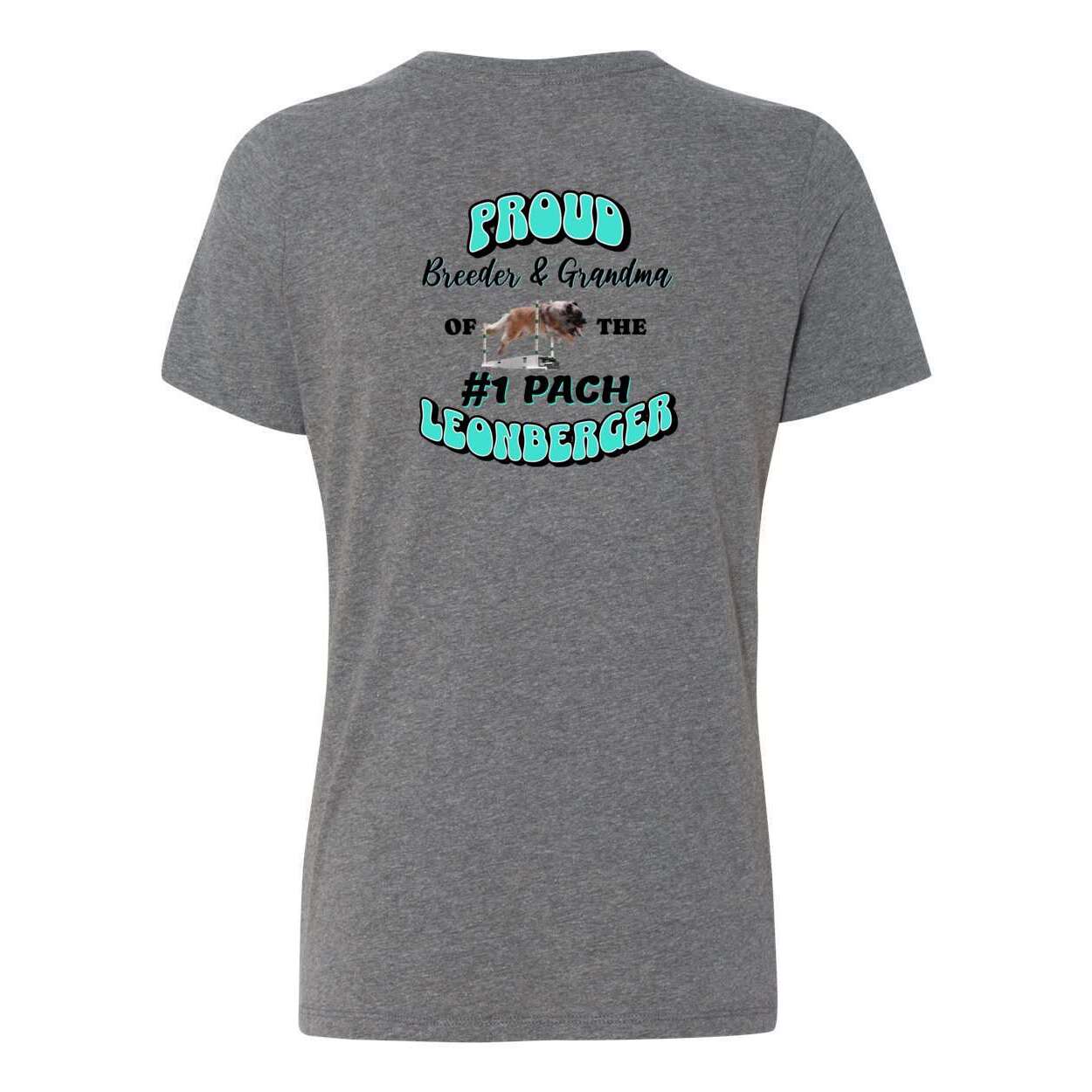 Leo Grandma Breeder BELLA + CANVAS 6400CVC Women’s Relaxed Fit Heather CVC Tee