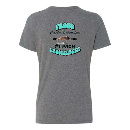 Leo Grandma Breeder BELLA + CANVAS 6400CVC Women’s Relaxed Fit Heather CVC Tee