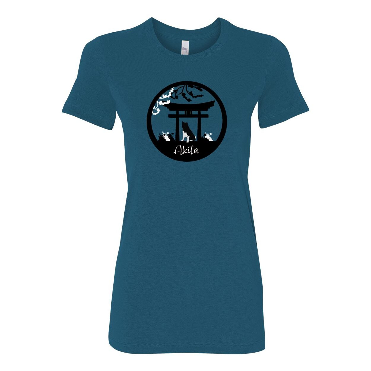 Black & White Breed Front Design Women's The Favorite Tee - WagALotBowWow