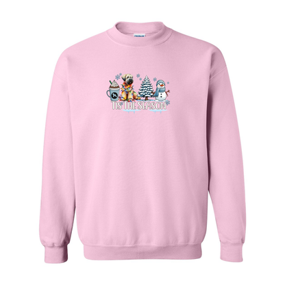 SCWT Tis The Season Winter Heavy Blend Crewneck Sweatshirt - WagALotBowWow