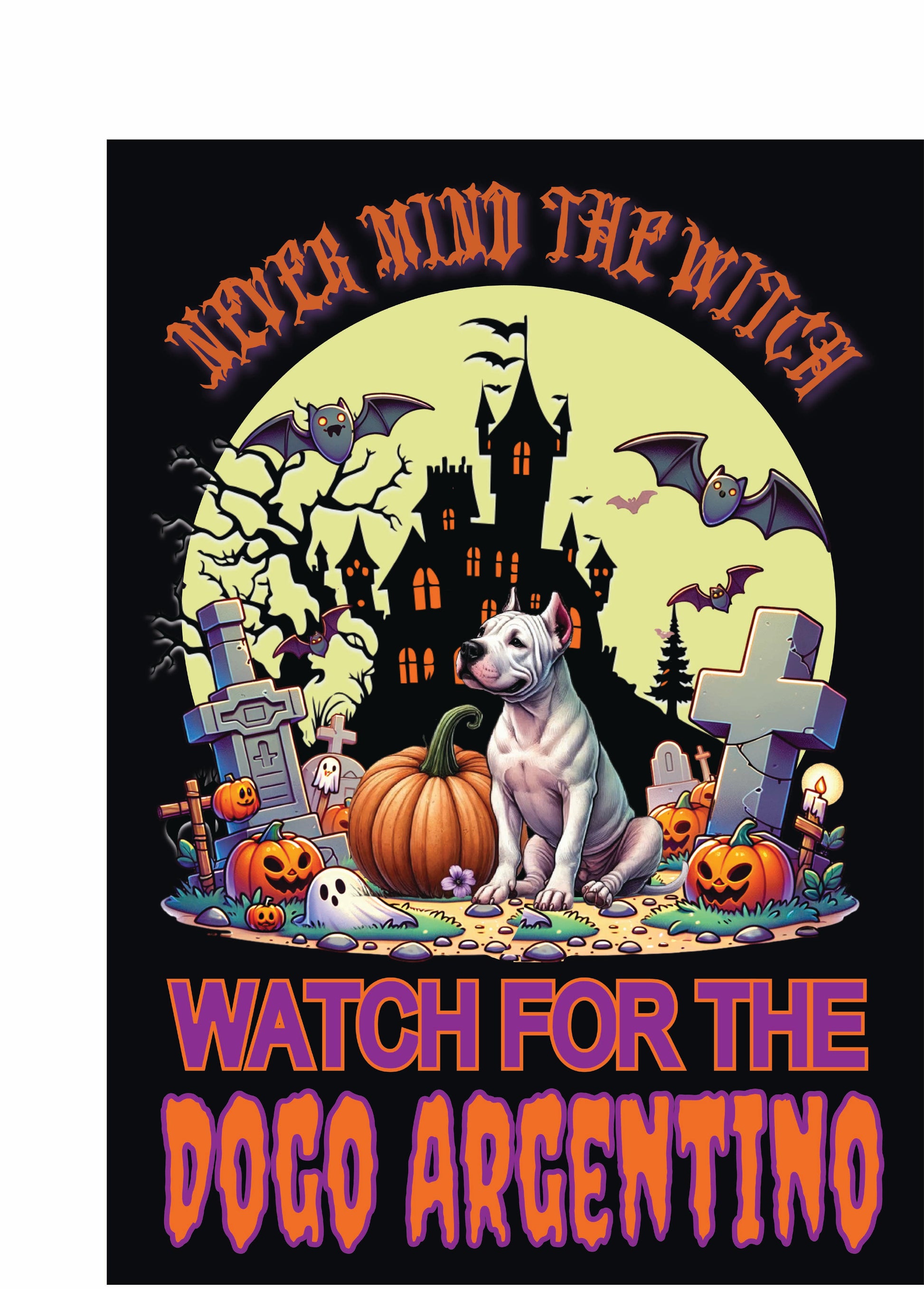 Halloween Working Dog Breeds Garden Flag - WagALotBowWow