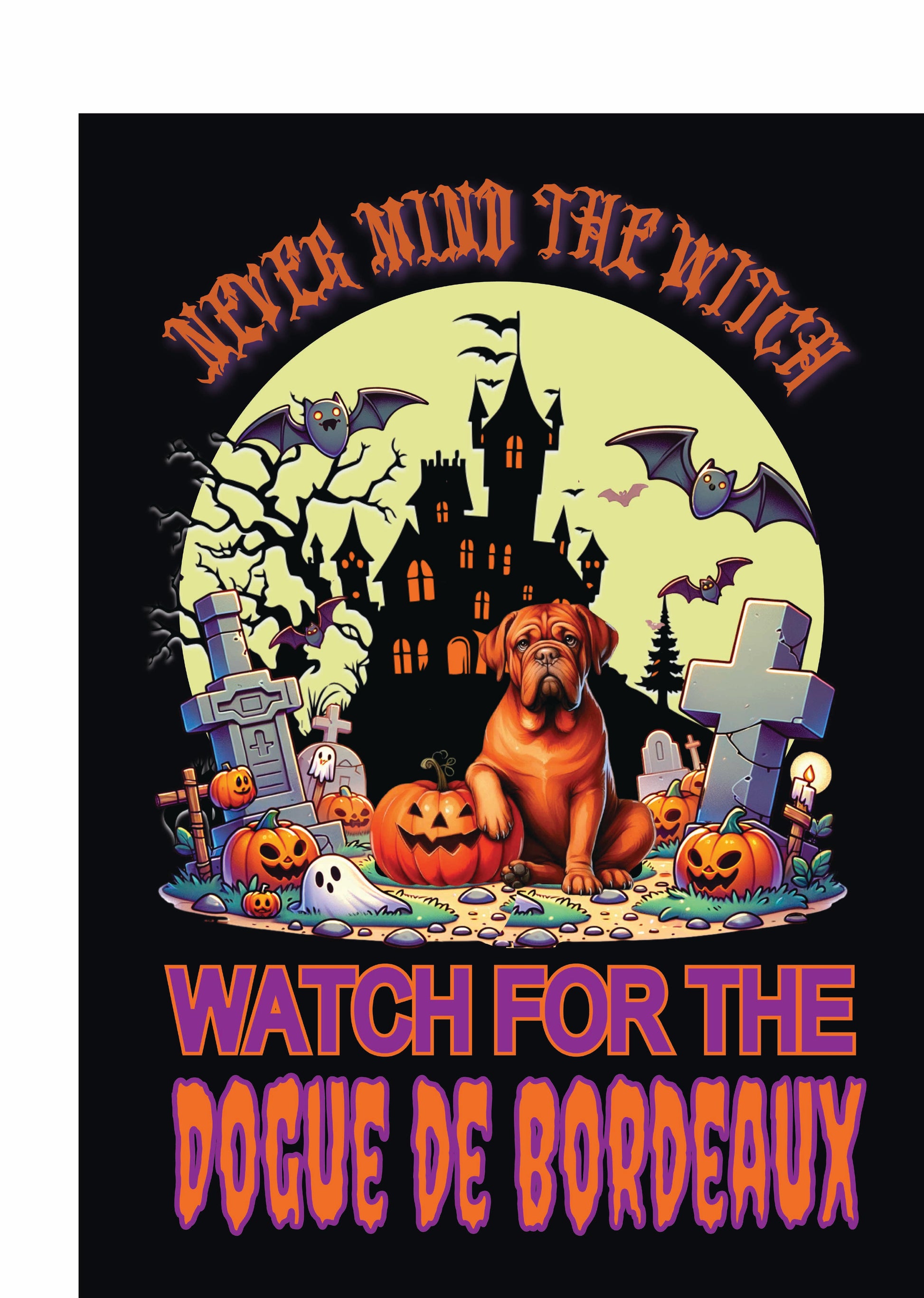 Halloween Working Dog Breeds Garden Flag - WagALotBowWow