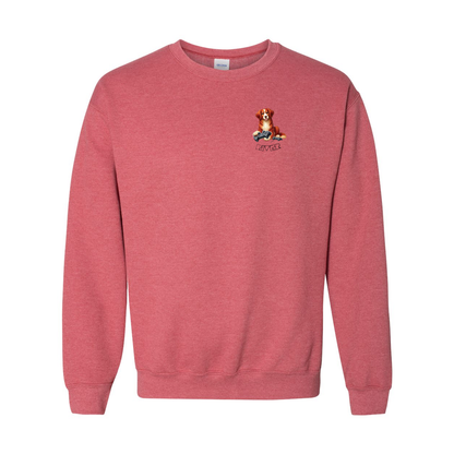 River Maze Scent Heavy Blend Crewneck Sweatshirt - WagALotBowWow