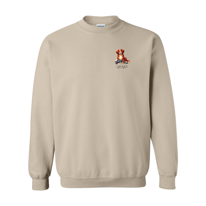 River Maze Scent Heavy Blend Crewneck Sweatshirt - WagALotBowWow