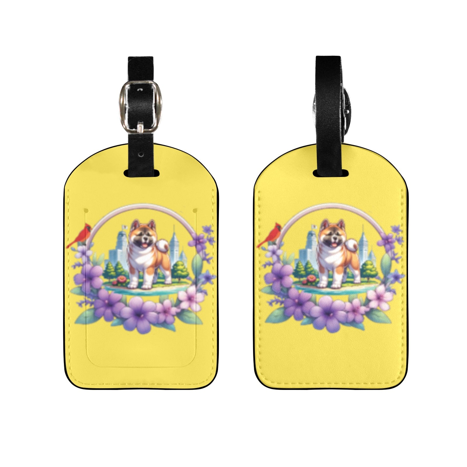 IL Akita Luggage Tag - WagALotBowWow