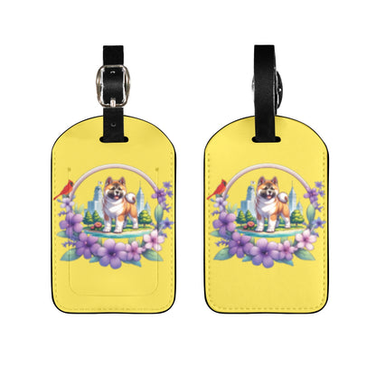 IL Akita Luggage Tag - WagALotBowWow