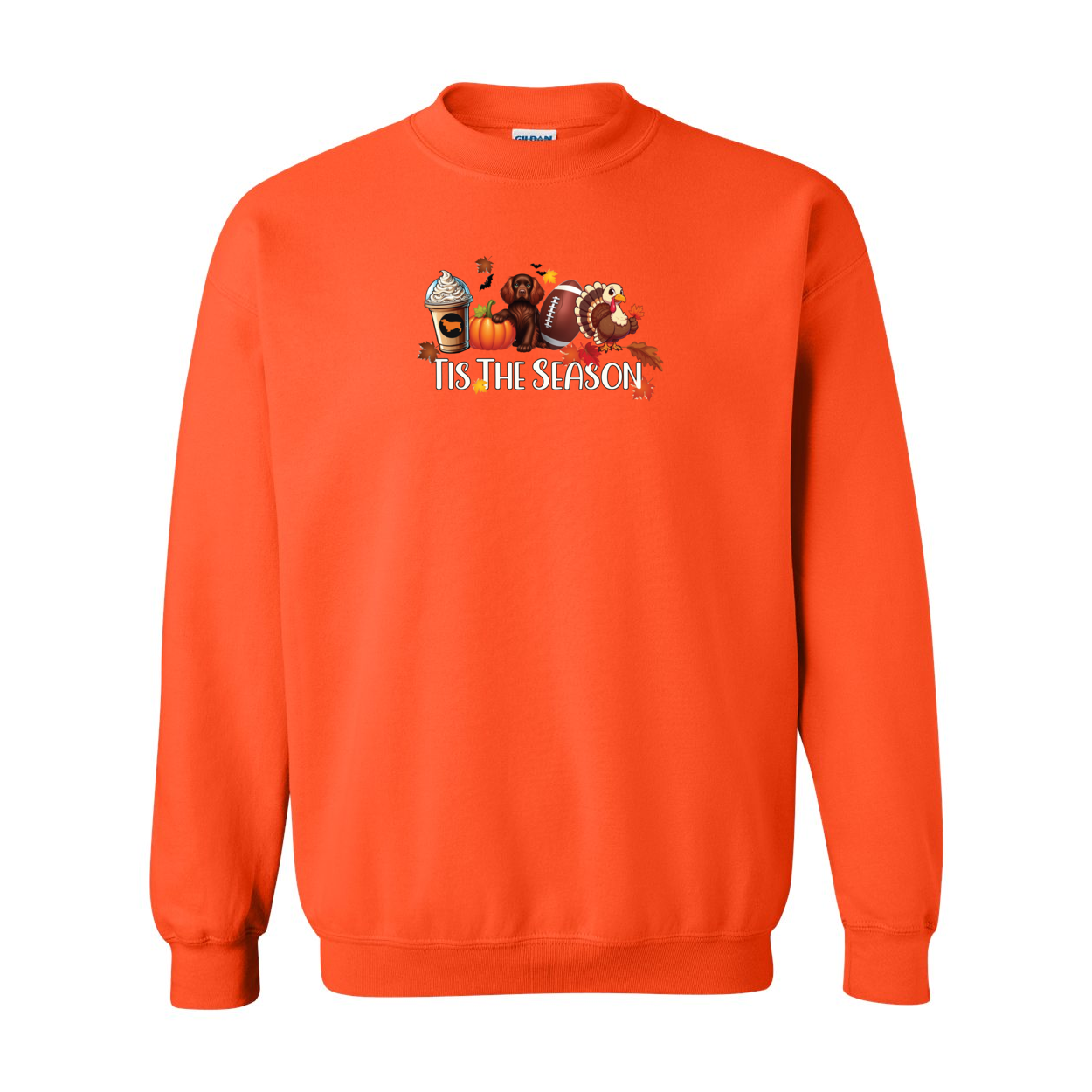 Sussex Tis The Season Fall Heavy Blend Crewneck Sweatshirt - WagALotBowWow