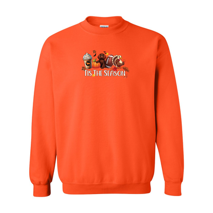 Sussex Tis The Season Fall Heavy Blend Crewneck Sweatshirt - WagALotBowWow