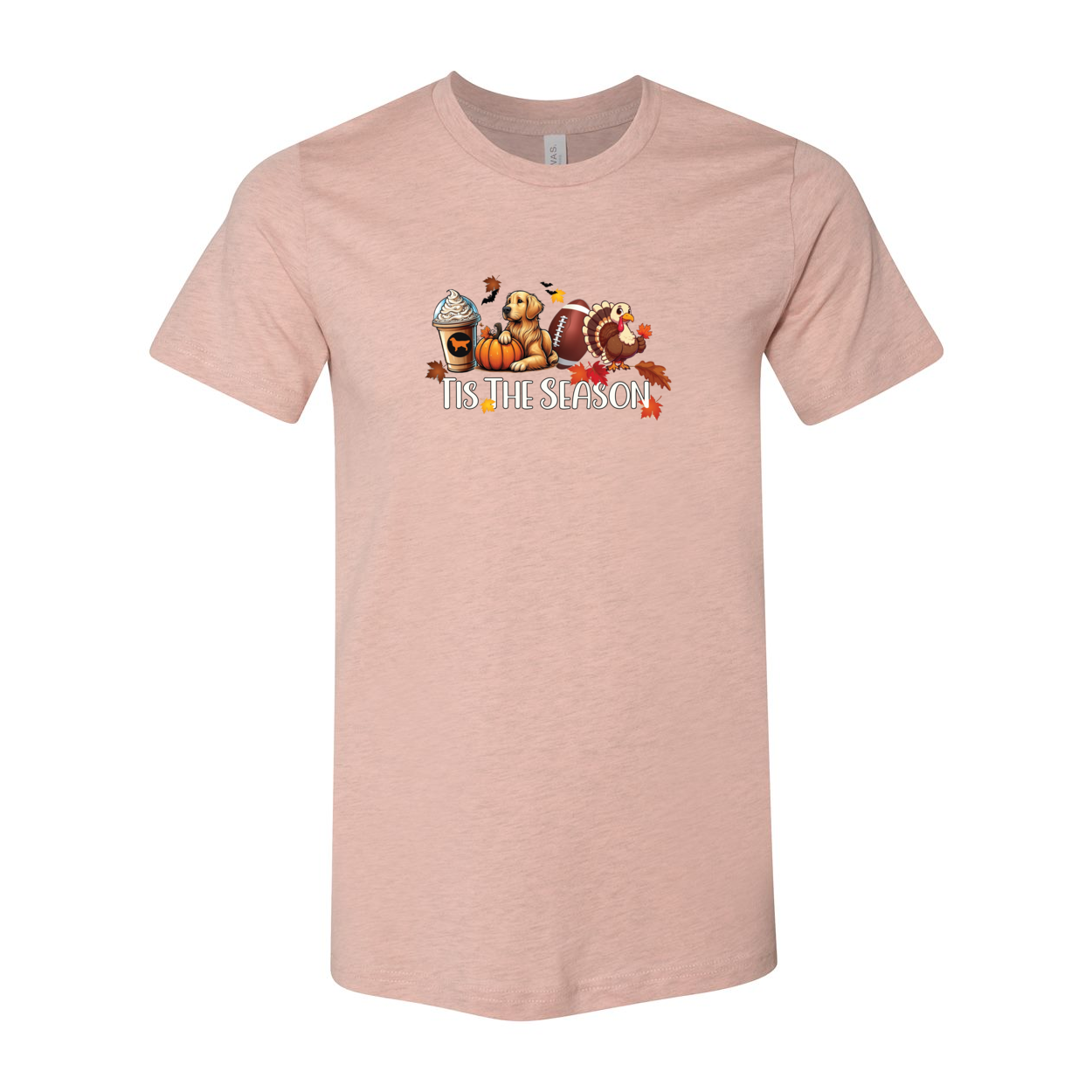 Golden Tis The Season Fall Unisex Short Sleeve Jersey Tee - WagALotBowWow