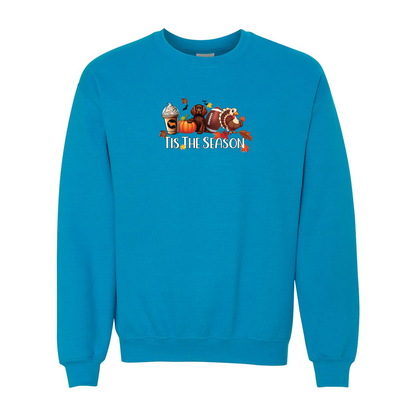 Sussex Tis The Season Fall Heavy Blend Crewneck Sweatshirt - WagALotBowWow