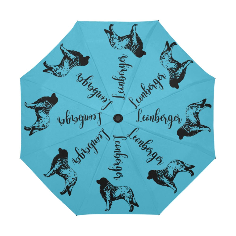 leo_umbrella Anti-UV Auto-Foldable Umbrella (U09) - WagALotBowWow