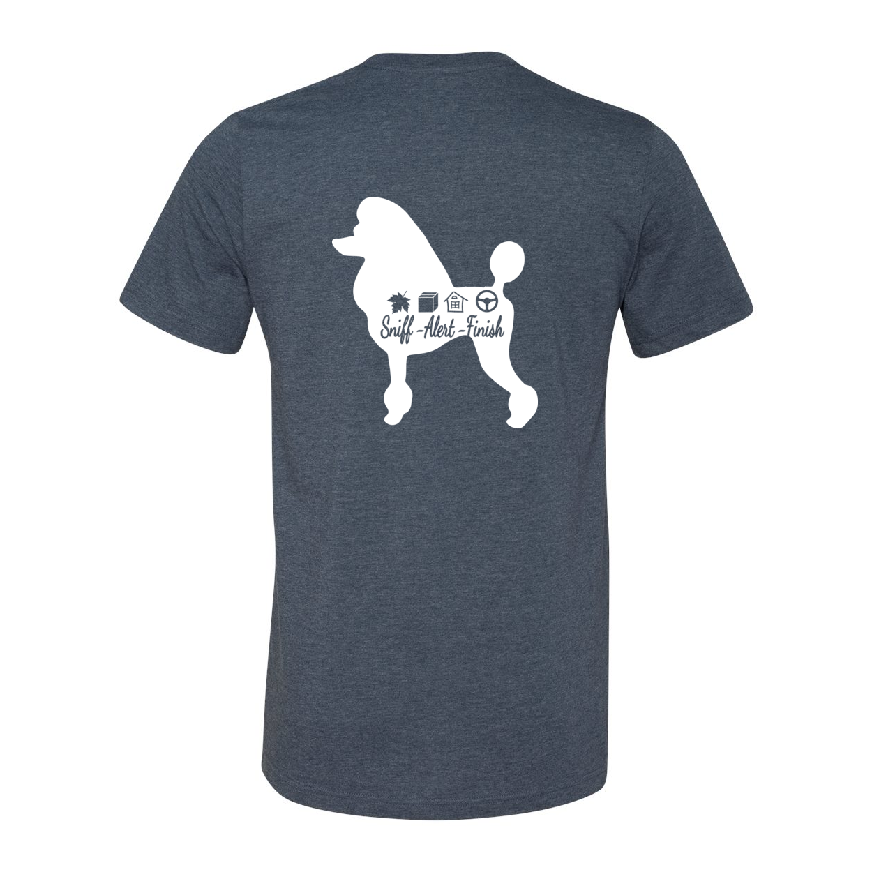 Scent Poodle Show Cut F/B Unisex Short Sleeve Jersey Tee - WagALotBowWow