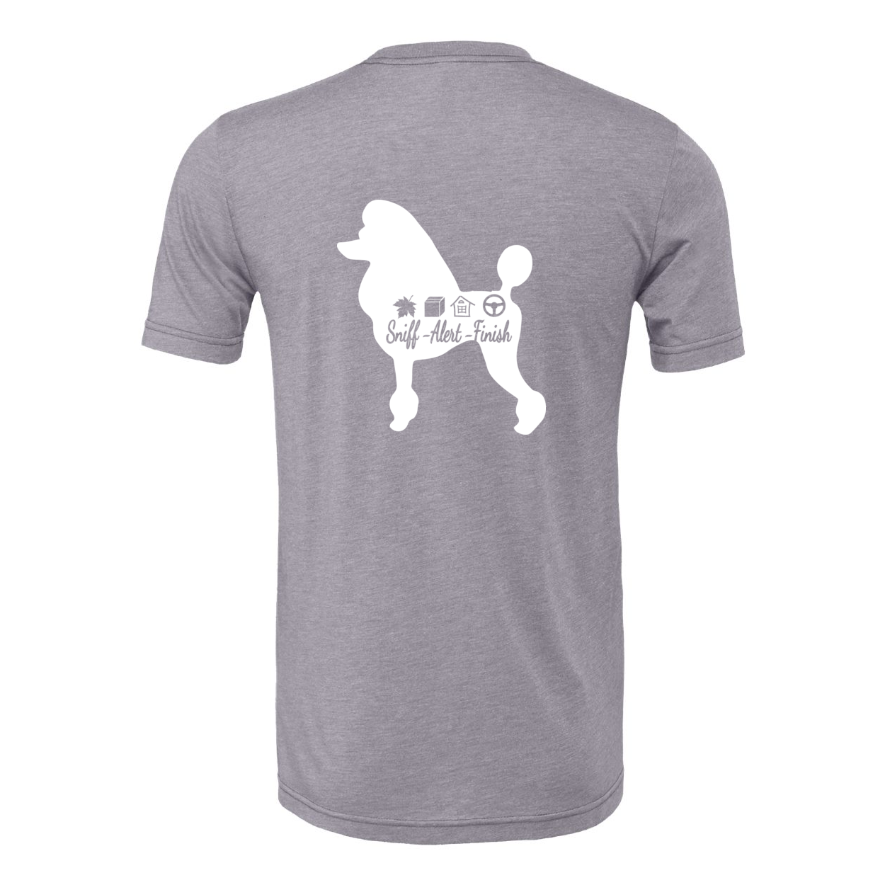 Scent Poodle Show Cut F/B Unisex Short Sleeve Jersey Tee - WagALotBowWow