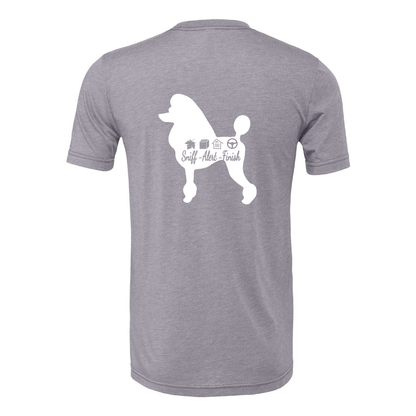 Scent Poodle Show Cut F/B Unisex Short Sleeve Jersey Tee - WagALotBowWow
