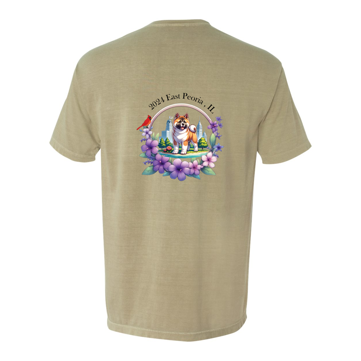 IL Akita Unisex Short Sleeve with Pocket - WagALotBowWow