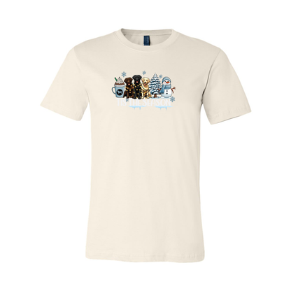 Labrador Tis The Season Winter Unisex Short Sleeve Jersey Tee - WagALotBowWow