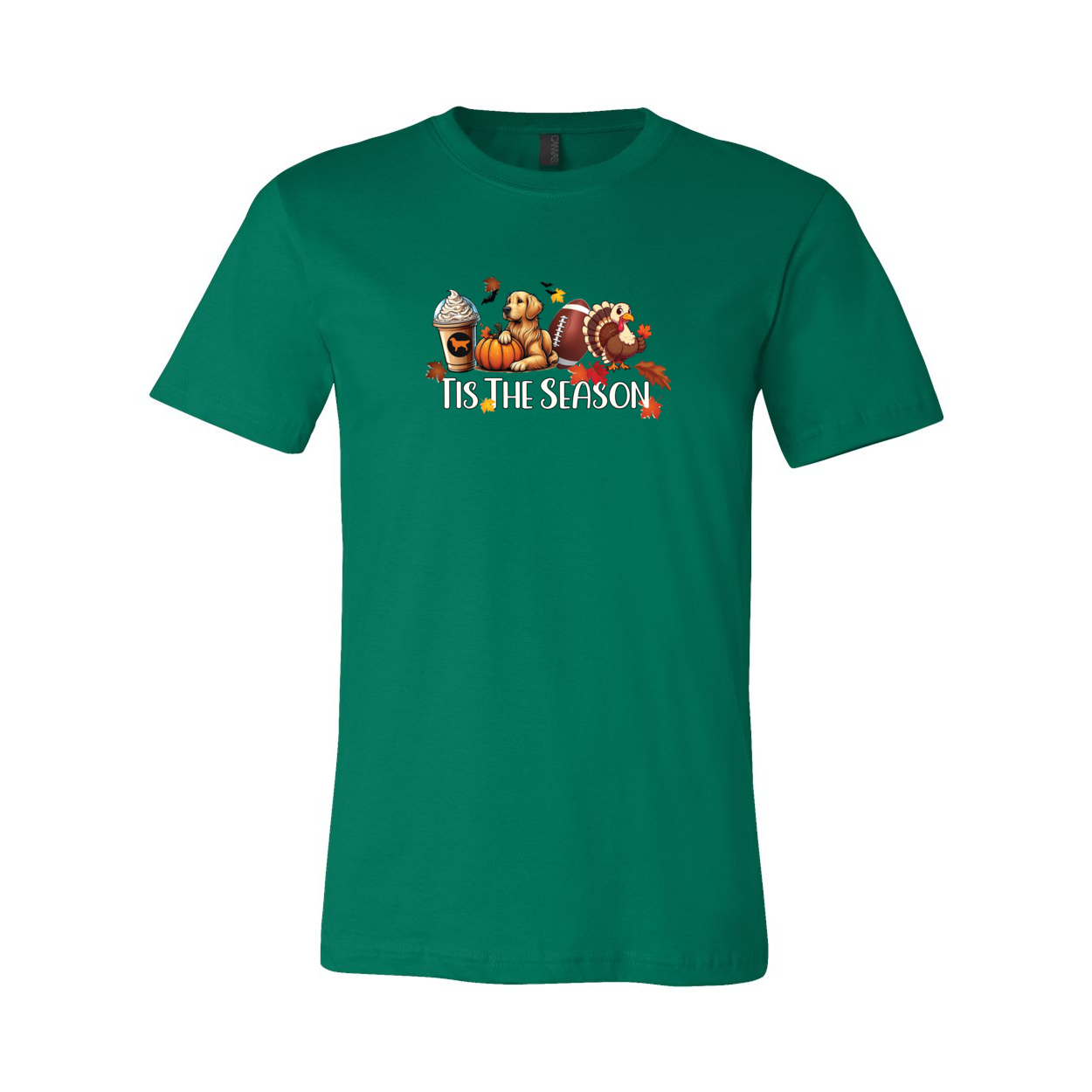 Golden Tis The Season Fall Unisex Short Sleeve Jersey Tee - WagALotBowWow