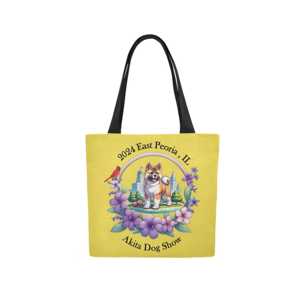 IL Akita Canvas Tote - WagALotBowWow