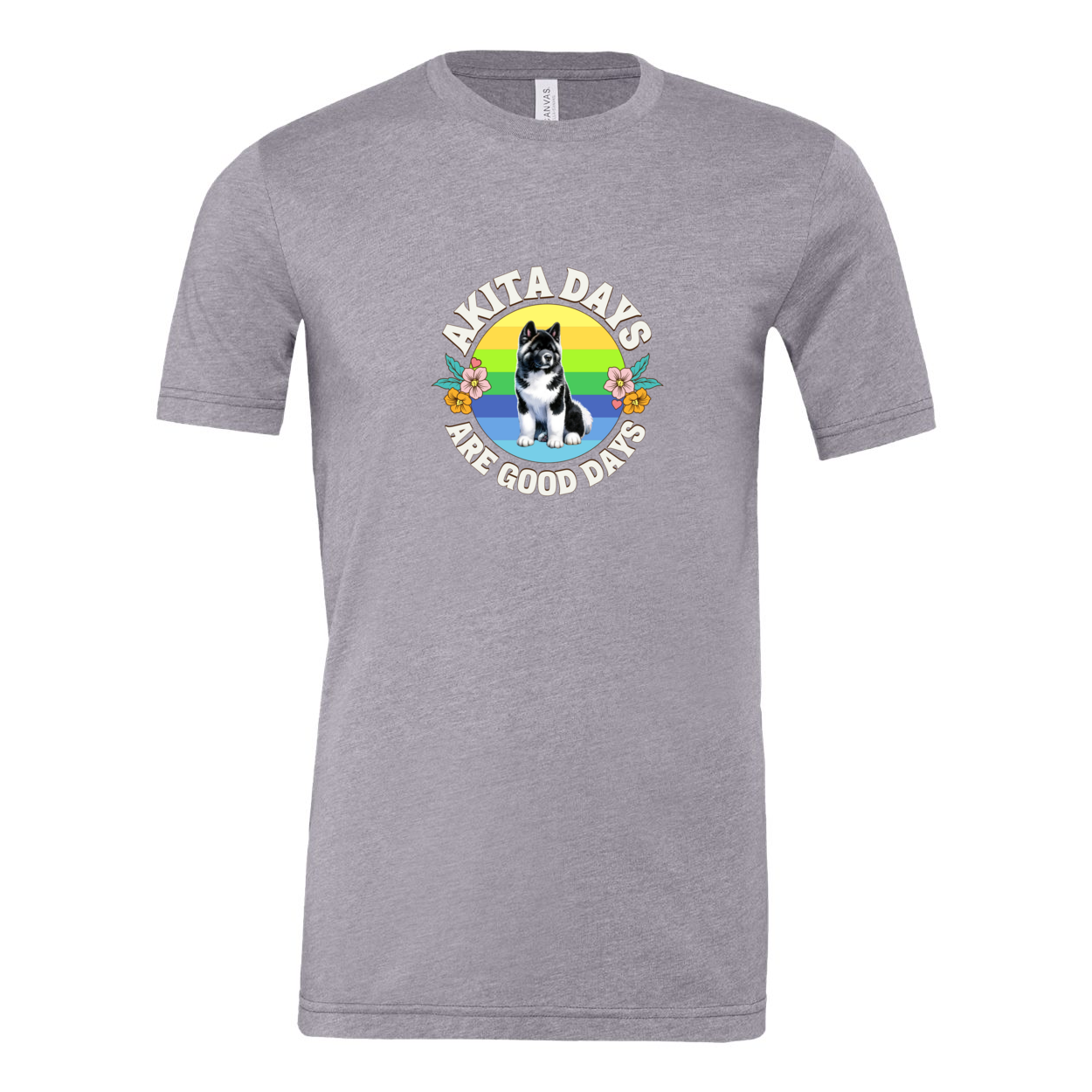 Akita Days Are Good Days SS T-Shirt - WagALotBowWow