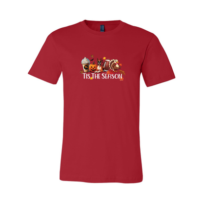 Boxer Tis The Season Turkey Unisex Short Sleeve Jersey Tee - WagALotBowWow