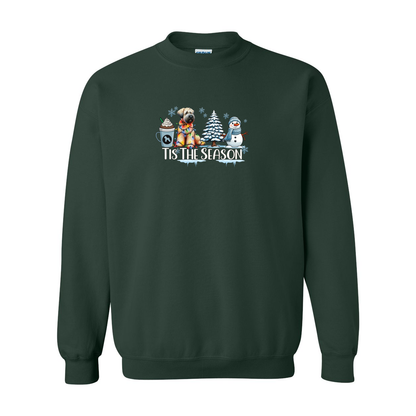 SCWT Tis The Season Winter Heavy Blend Crewneck Sweatshirt - WagALotBowWow