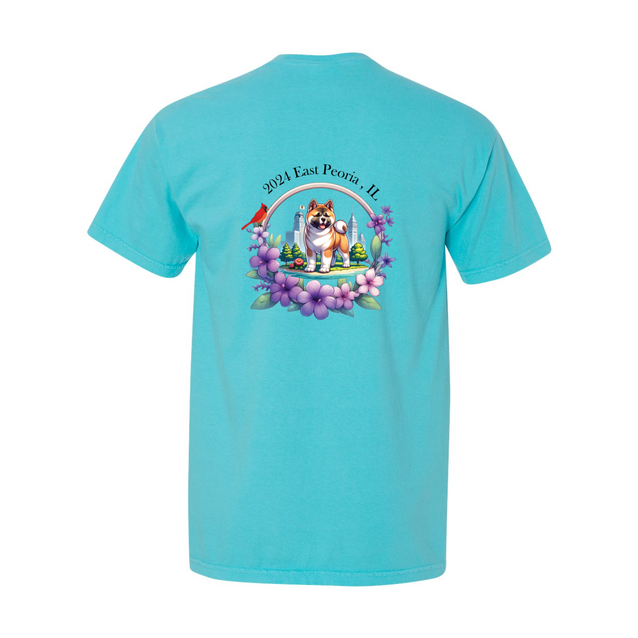 IL Akita Unisex Short Sleeve with Pocket - WagALotBowWow